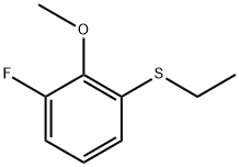 1-(Ethylthio)-3-fluoro-2-methoxybenzene Structure