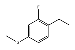 (4-ethyl-3-fluorophenyl)(methyl)sulfane Structure