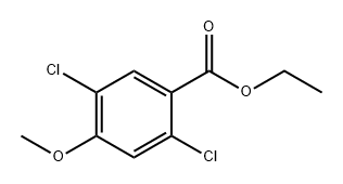 Ethyl 2,5-dichloro-4-methoxybenzoate 구조식 이미지