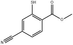 methyl 4-cyano-2-mercaptobenzoate Structure