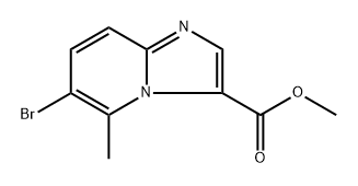 methyl 6-bromo-5-methylimidazo[1,2-a]pyridine-3-carboxylate Structure