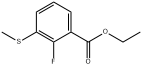 ethyl 2-fluoro-3-(methylthio)benzoate Structure