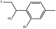 2-Bromo-α-(fluoromethyl)-4-methylbenzenemethanol Structure