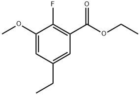 Ethyl 5-ethyl-2-fluoro-3-methoxybenzoate Structure