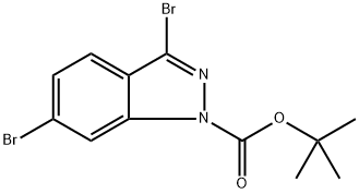 tert-butyl 3,6-dibromo-1H-indazole-1-carboxylate Structure