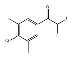 1-(4-Chloro-3,5-dimethyl-phenyl)-2,2-difluoro-ethanone Structure