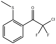 2-chloro-2,2-difluoro-1-(2-(methylthio)phenyl)ethanone Structure