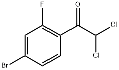 1-(4-bromo-2-fluorophenyl)-2,2-dichloroethanone Structure