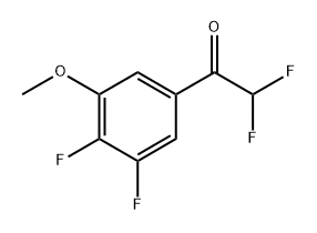 1-(3,4-Difluoro-5-methoxy-phenyl)-2,2-difluoro-ethanone 구조식 이미지