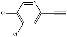 4,5-Dichloro-2-ethynylpyridine Structure