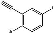 Benzene, 1-bromo-2-ethynyl-4-iodo- Structure