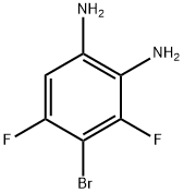 4-Bromo-3,5-difluorobenzene-1,2-diamine Structure