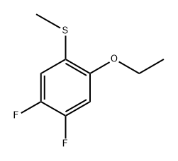 (2-Ethoxy-4,5-difluorophenyl)(methyl)sulfane Structure