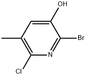 2-bromo-6-chloro-5-methylpyridin-3-ol Structure