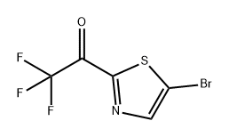 1-(5-bromo-1,3-thiazol-2-yl)-2,2,2-trifluoroethan-1-
one Structure