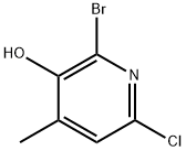 2-bromo-6-chloro-4-methylpyridin-3-ol Structure