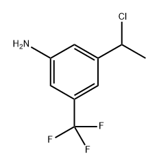 3-(1-Chloroethyl)-5-(trifluoromethyl)aniline Structure