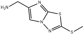 (2-(methylthio)imidazo[2,1-b][1,3,4]thiadiazol-6-yl)methanamine 구조식 이미지