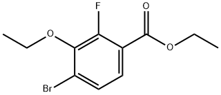 ethyl 4-bromo-3-ethoxy-2-fluorobenzoate Structure