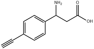 3-Amino-3-(4-ethynylphenyl)propanoic acid Structure