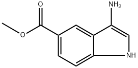 Methyl 3-amino-1H-indole-5-carboxylate Structure