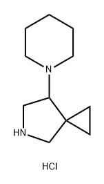 7-(Piperidin-1-yl)-5-azaspiro[2.4]heptane dihydrochloride Structure