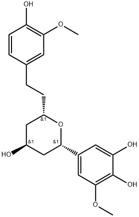 1,5-Epoxy-3-hydroxy-1-(3,4-dihydroxy-5-methoxyphenyl)-7-(4-hydroxy-3-methoxyphenyl)heptane Structure