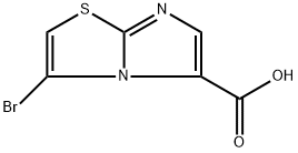 3-bromoimidazo[2,1-b][1,3]thiazole-5-carboxylic acid Structure