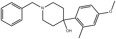 4-(4-Methoxy-2-methylphenyl)-1-(phenylmethyl)-4-piperidinol Structure