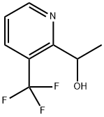 2-Pyridinemethanol, α-methyl-3-(trifluoromethyl)- 구조식 이미지