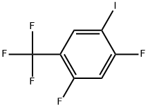 1,5-Difluoro-2-iodo-4-(trifluoromethyl)benzene Structure