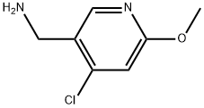 4-Chloro-6-methoxy-3-pyridinemethanamine Structure