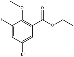 ethyl 5-bromo-3-fluoro-2-methoxybenzoate Structure