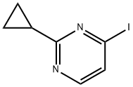 2-Cyclopropyl-4-iodopyrimidine 구조식 이미지