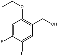 (2-Ethoxy-4,5-difluorophenyl)methanol Structure