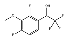 1-(2,4-Difluoro-3-methoxyphenyl)-2,2,2-trifluoroethanol Structure