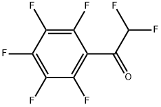 2,2-difluoro-1-(perfluorophenyl)ethanone Structure
