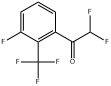 2,2-Difluoro-1-(3-fluoro-2-trifluoromethyl-phenyl)-ethanone Structure