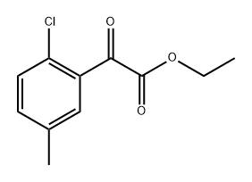 Ethyl 2-(2-chloro-5-methylphenyl)-2-oxoacetate Structure
