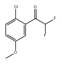 1-(2-chloro-5-methoxyphenyl)-2,2-difluoroethanone Structure
