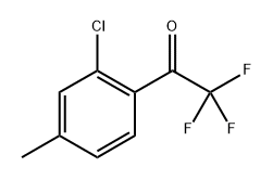 1-(2-chloro-4-methylphenyl)-2,2,2-trifluoroethanone 구조식 이미지