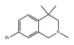 7-bromo-2,4,4-trimethyl-1,2,3,4-tetrahydroisoquinoline Structure