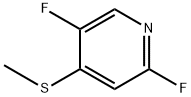 2,5-Difluoro-4-(methylthio)pyridine Structure