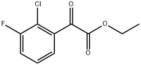 Ethyl 2-(2-chloro-3-fluorophenyl)-2-oxoacetate Structure