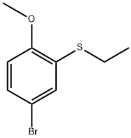 4-Bromo-2-(ethylthio)-1-methoxybenzene Structure