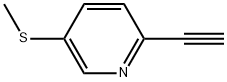 2-Ethynyl-5-(methylthio)pyridine Structure