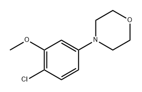 4-(4-Chloro-3-methoxyphenyl)morpholine Structure