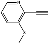 2-Ethynyl-3-(methylthio)pyridine Structure