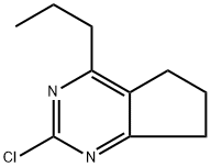 2-chloro-4-propyl-5H,6H,7H-cyclopenta[d]pyrimidi ne Structure