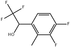 3,4-Difluoro-2-methyl-α-(trifluoromethyl)benzenemethanol Structure